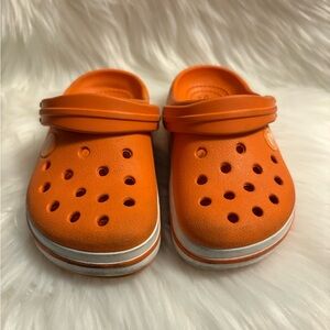 CROCS Kids Vibrant Orange Sandals